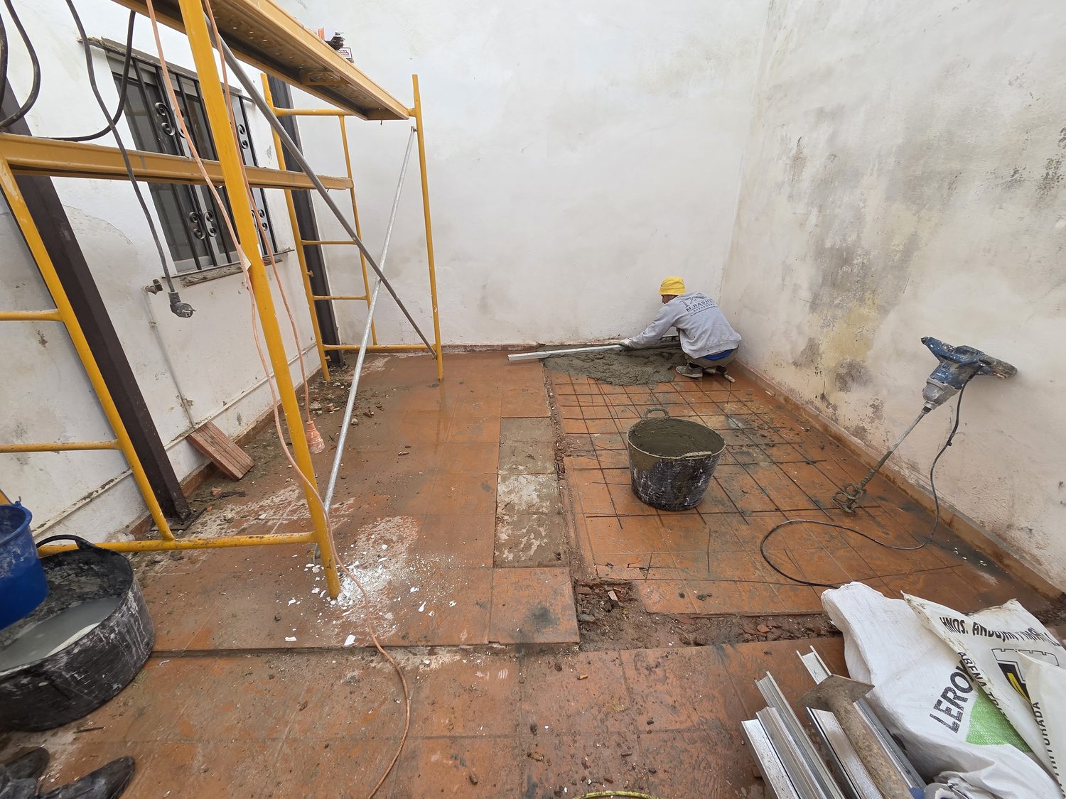 Durante la obra · Proyecto 8